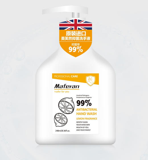 美芙然抑菌洗手液248ml【LY】 商品图0