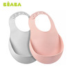 法国BEABA宝宝吃饭围兜婴儿硅胶围嘴2只装 儿童饭兜喂饭防水防脏 商品缩略图1