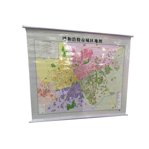 呼和浩特市城区地图 商品图0