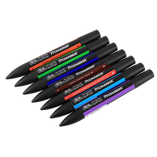 温莎牛顿专业绘图马克笔记号笔勾线笔绘画笔 商品图1