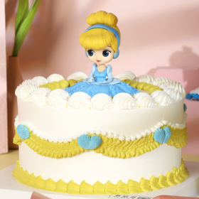 迪士尼灰姑娘生日蛋糕 F126（停用）