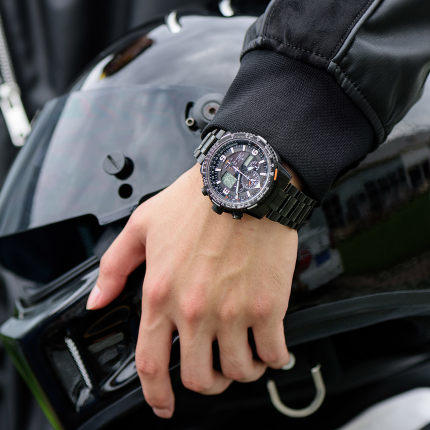 西铁城(CITIZEN)光动能多局电波男表空中之鹰系列JY8085-81E 商品图1