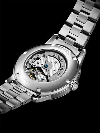 西铁城日本官方正品休闲简约复古钢带机械男表NK0001-84E 商品图3