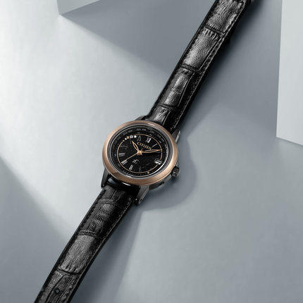 西铁城日本官方正品光动能多局电波休闲防水皮带女表EC1144-26E 商品图4