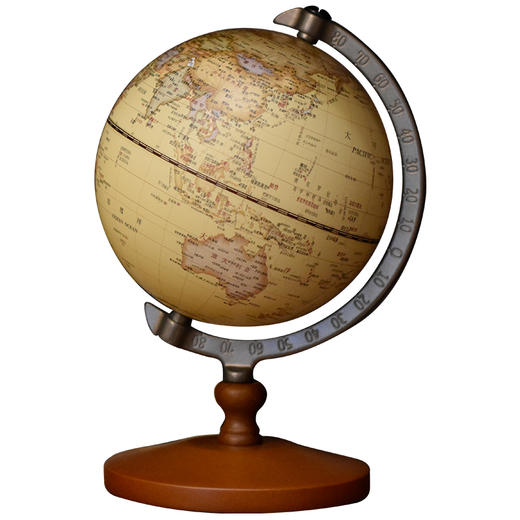 朋宸中文版仿古有灯触控地球仪 5英寸/13CM/PC-105HS3W-2 商品图0