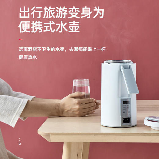 益可迷你破壁豆浆机干豆可打免滤直饮一键自动清洗6大功能 商品图0