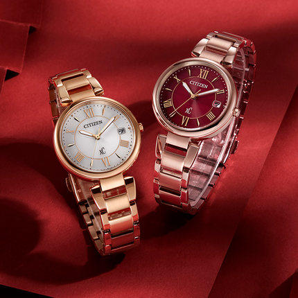 西铁城光动能不锈钢镀粉金色发表EO1192-59A 商品图1