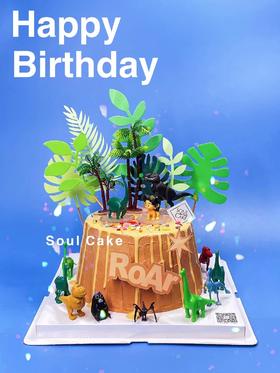 恐龙世界主题蛋糕3