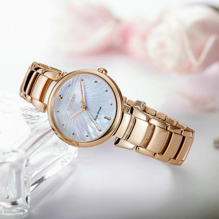 西铁城官方正品光动能时尚女表EM0853-81Y 商品图5