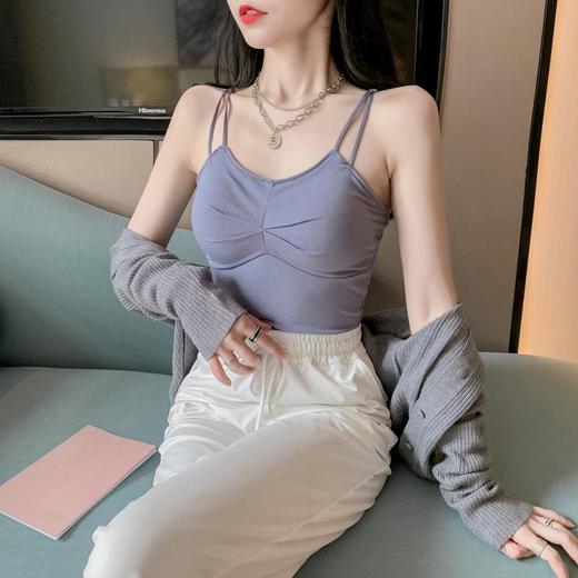 【精华美肤轻梵美肤背心】可拆卸胸垫穿着柔和肤舒适百搭单品多色可选 商品图2