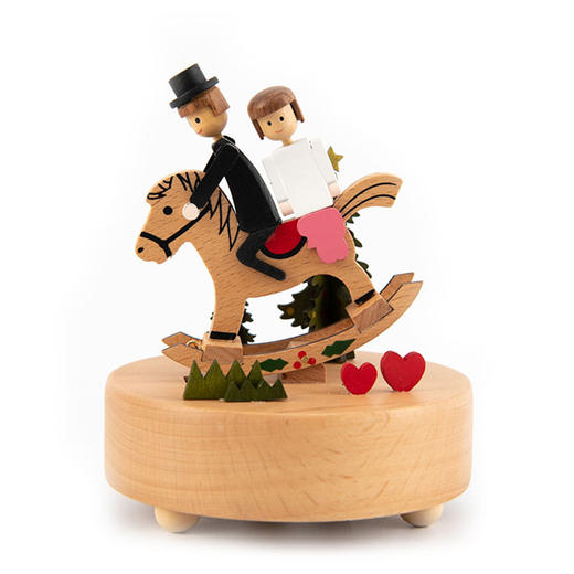 猫的天空之城青梅竹马八音盒音乐盒木质生日礼物礼盒生日快乐送女友送闺蜜 商品图0