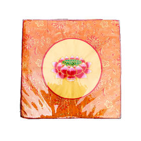 拜凳45*45莲花(黄)