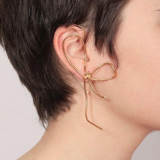 北京仓｜BEATRIZ PALACIOS-Bow-不对称 耳环  [西班牙设计师] 商品图0