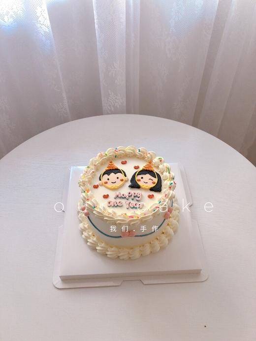 多款式~复古情侣纪念日心形手绘蛋糕-低糖处理无添加 商品图2