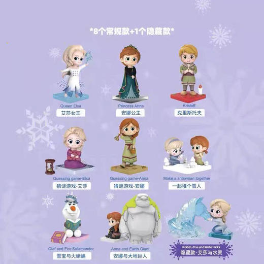 52TOYS迪士尼冰雪奇缘2盲盒玩具礼物潮流桌面摆件手办 商品图3
