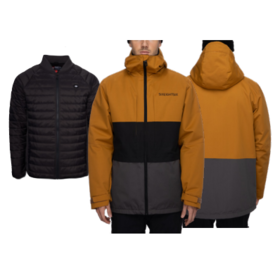 686 21-22 新款 Smarty 3合1男款雪服 金灰黑拼色