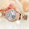 西铁城日本官方正品不锈钢镀粉金色镂空牡丹机械女表PC1007-81D 商品缩略图5