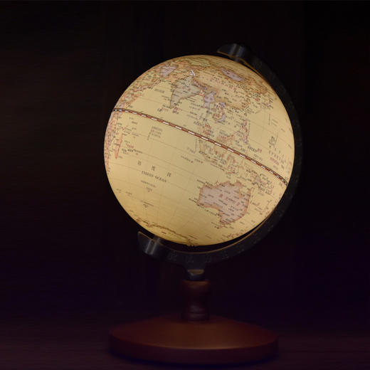 朋宸中文版仿古有灯触控地球仪 5英寸/13CM/PC-105HS3W-2 商品图2