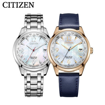 西铁城日本官方正品光动能皮带防水女表FC8003-06D 商品图5