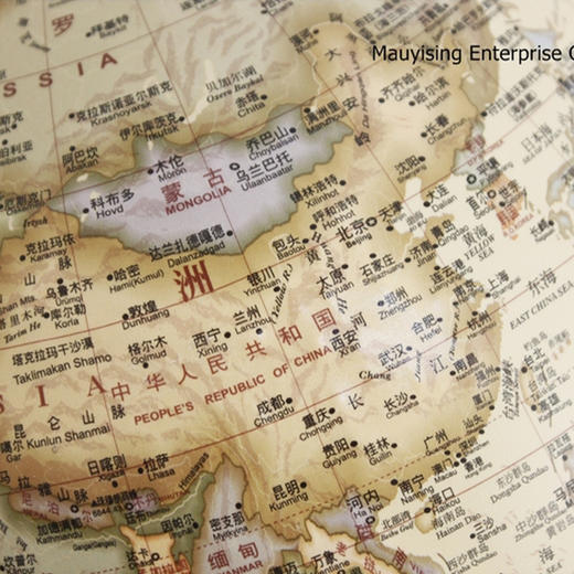 朋宸中英文版有灯仿古图地球仪10寸/30CM/PC-110HS3BW-AR 商品图2