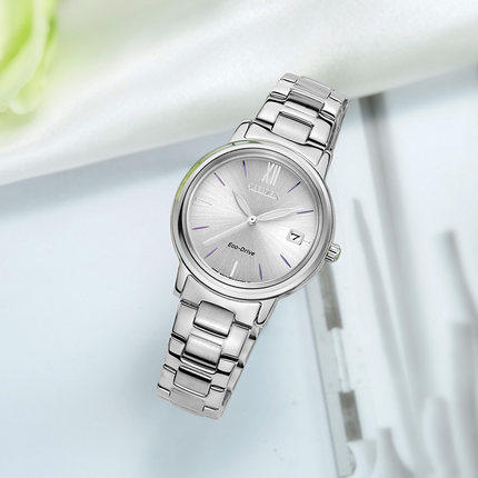 西铁城官方正品光动能简约时尚防水女表FE6090-85A 商品图5