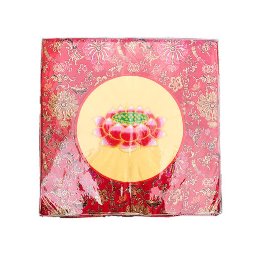 拜凳45*45莲花(红) 商品图0