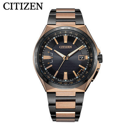 西铁城日本官方正品休闲商务光动能多局电波男士手表CB0215-77E 商品图1