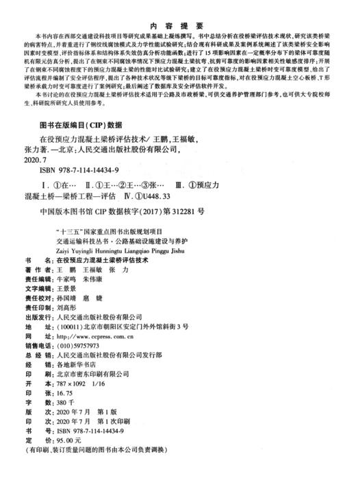 在役预应力混凝土梁桥评估技术 商品图4