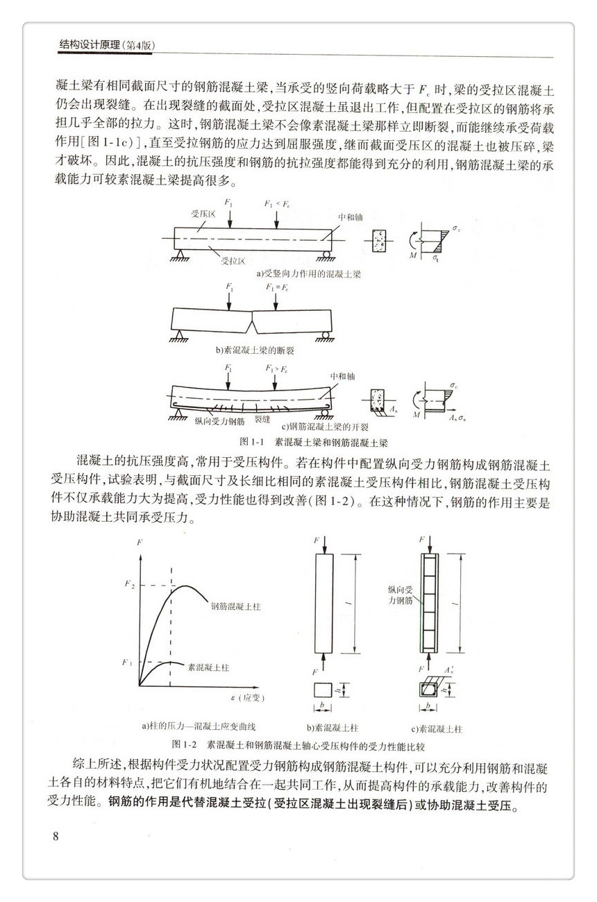 书摘图-书摘图7-结构设计原理 第4版 高等学校交通运输与工程类专业规划教材 普通高等教育土建学科专业“十五‘规划教材 国家精品课程建设核心教材 ”十三五“江苏省高等学校重点教材(编号：2016-1-107)