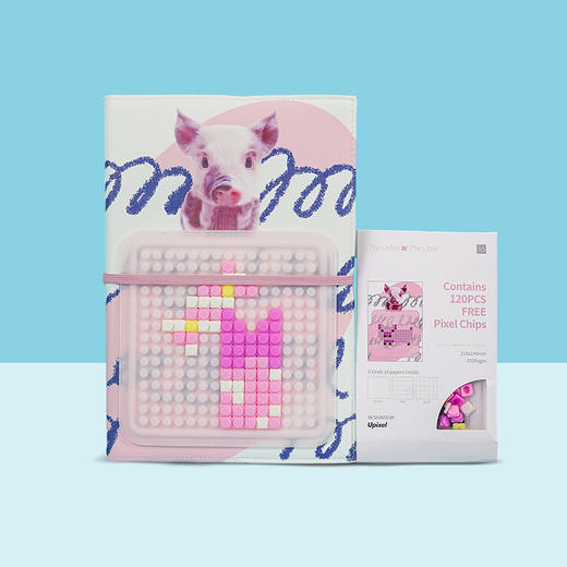 顽意小小者联盟日记本粉-猪U18-016 商品图0