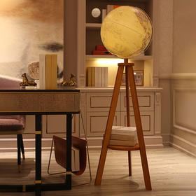 朋宸充电式触控灯仿古款三角架球仪17英寸/PC-9527HS3-17