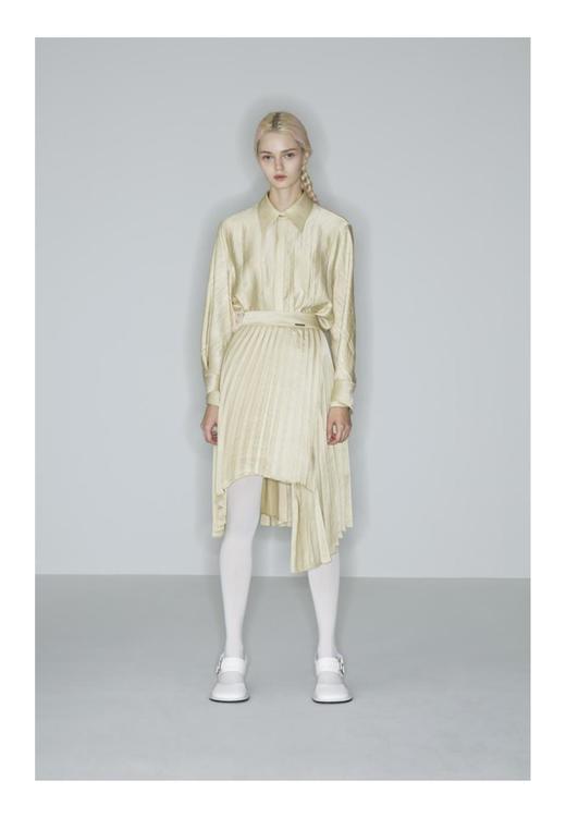 流线型下摆百褶裙 商品图0