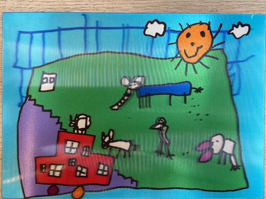 立体光栅明信片 商品图0