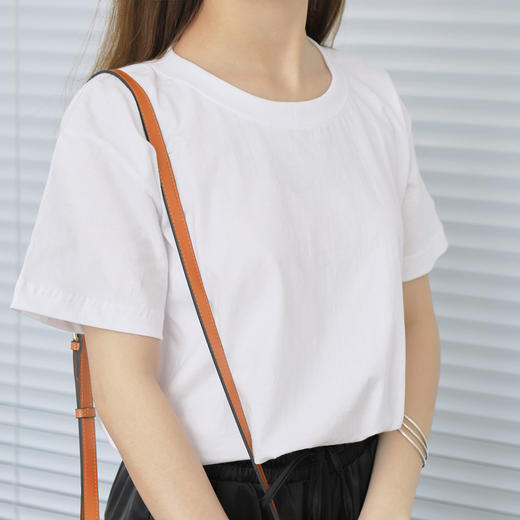 100％纯棉“小白T”，巨显瘦不发黄，不变形超舒适！不费力穿出高级时髦感,明星同款 商品图4