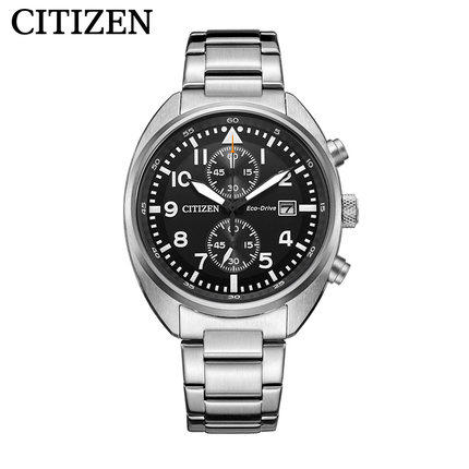 西铁城官方日本正品光动能防水休闲时尚夜光男表CA7040-85E 商品图4