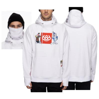 686 21-22 新款 Bonded Fleece Pullover Hoody男款滑雪防水帽衫 白色 商品图0