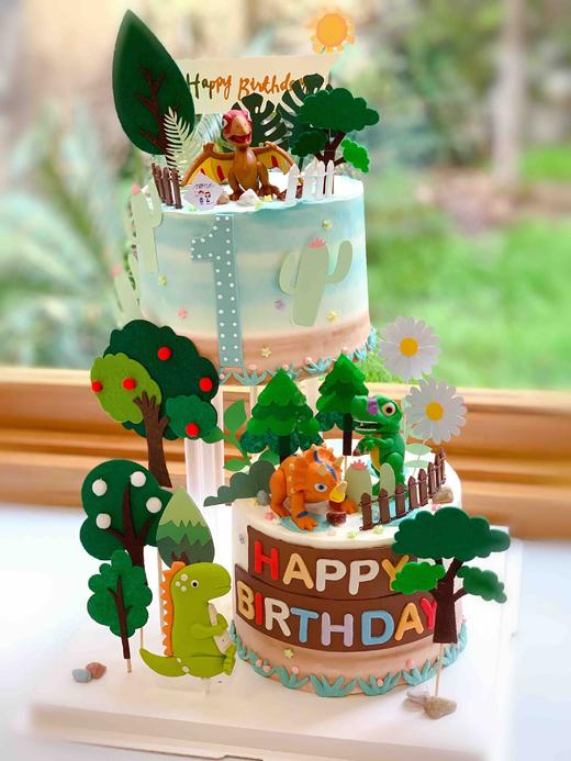 悬浮双层恐龙蛋糕 下单前请仔细阅读商品详情 商品图1