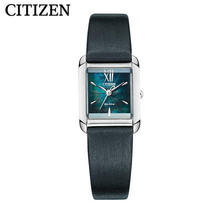 西铁城正品光动能复古小方盘女表EW5550-16N 商品图3