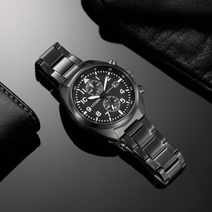 西铁城官方日本正品日期显示防水光动能时尚运动男表CA7047-86E 商品图2