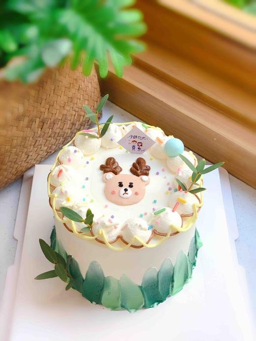 手绘鹿 奶油蛋糕 下单前请仔细阅读商品详情 商品图1