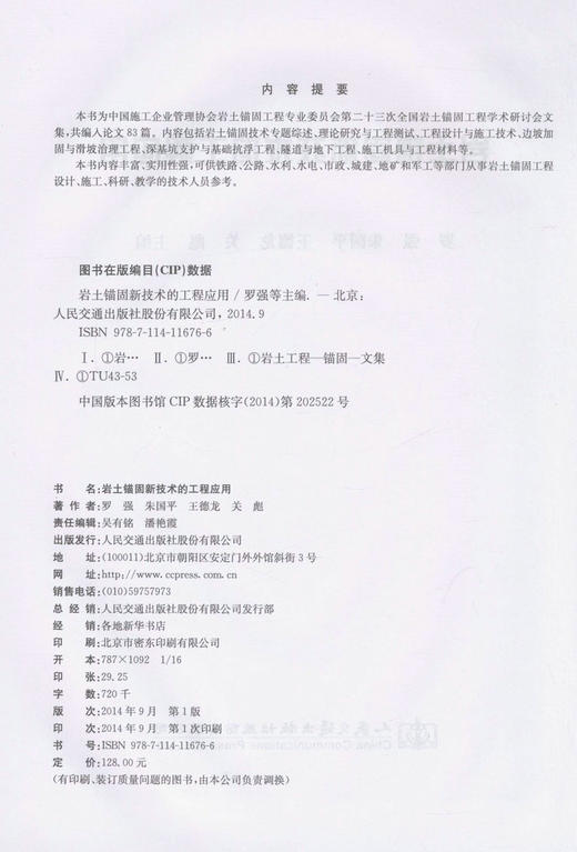 岩土锚固新技术工程应用 商品图3