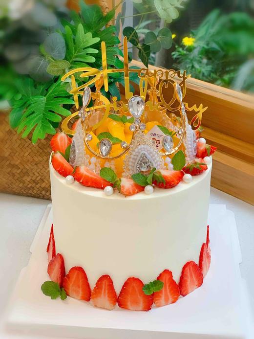 皇冠水果奶油蛋糕 下单前请仔细阅读商品详情 商品图0