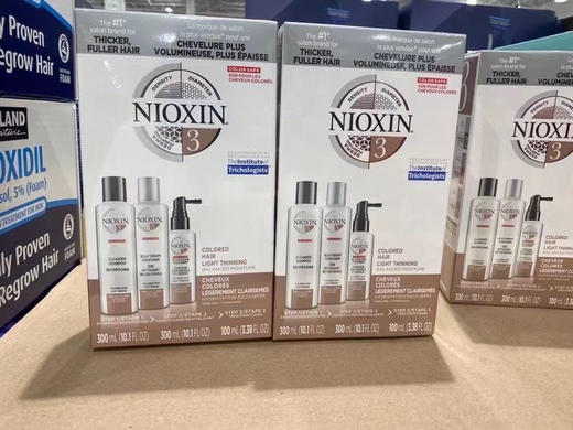 🔥特价！260元/套！NIOXIN3⃣️号洗护套装！内含：洗发水300ml+护发素300ml+精华液100ml！ 商品图1