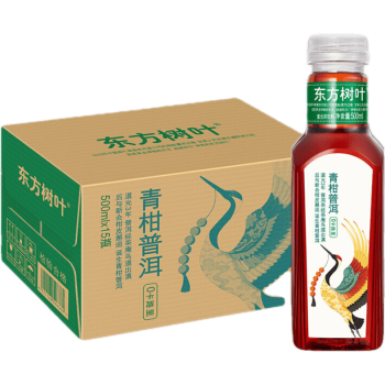 东方树叶  青柑普洱茶500ml*15瓶