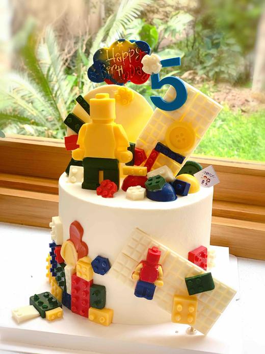 乐高积木奶油蛋糕 下单前请仔细阅读商品详情 商品图0