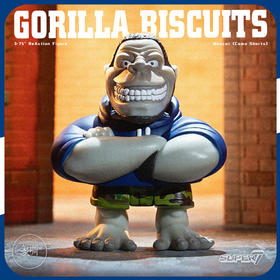 现货 Super7 Gorilla Biscuits 朋克乐队 3.75英寸 挂卡