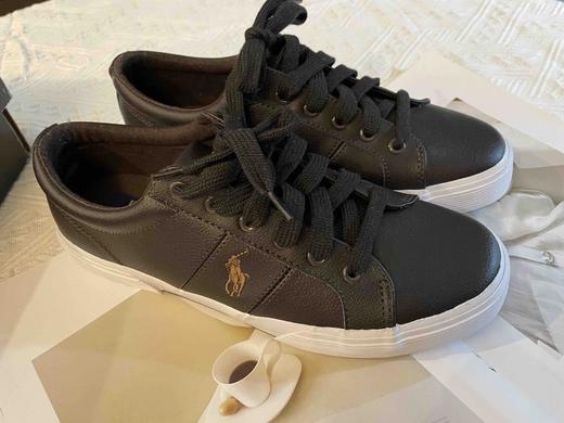 Polo Ralph Lauren真皮系带板鞋运动鞋码41码有原盒 商品图3