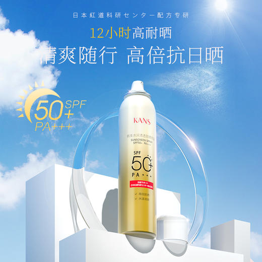 韩束水润清透防晒喷雾SPF50+-8388，26.5月日期 商品图4