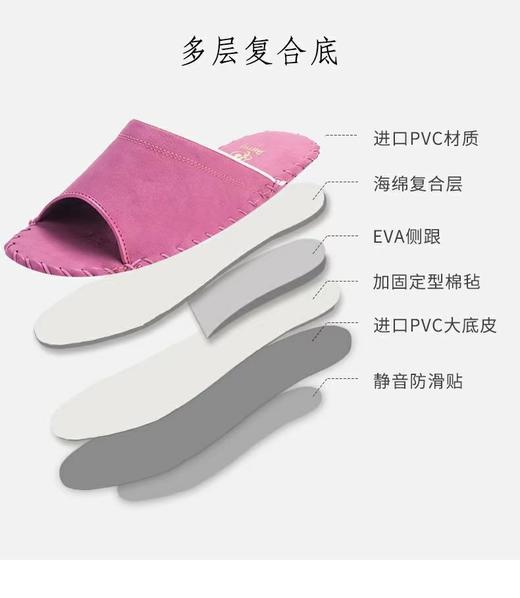 花花品质生活 | Pan*sy居家用情侣拖鞋防滑室内地板静音男女四季拖鞋 商品图10