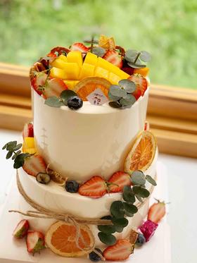 双层水果蛋糕 下单前请仔细阅读商品详情